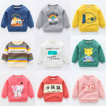 Spring Autumn boys and girls Long Sleeve Sweatshirt Children Cotton Printed cartoon pullover sweater Boys Fashion Clothes 2024 - buy cheap