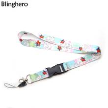 Blinghero Cartoon Elephant Print Lanyard for keys Camera Whistle Cool ID Badge Holder Neck Straps With Keychain Hang Rope BH0602 2024 - buy cheap