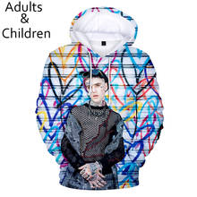 Popular 3D lil peep fashion men women hoodies children autumn and winter comfortable pullover kids casual sweatshirt 2024 - buy cheap