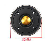 Alta fidelidade 3 polegada tweeter alto-falante unidade 6ohm 60w agudos alto-falante para bx2 substituição dome ouro filme com capa de metal à venda mais novo 2024 - compre barato