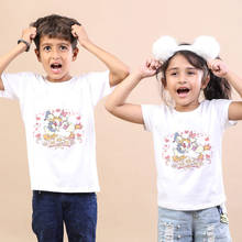 Baby Girl Boy T-shirt Donald Daisy Duck Cartoon Printed Kids Top Summer Kids Clothes Kawaii Harajuku Fashion Disney T-shirts 2024 - buy cheap