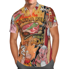 Hawaii Shirt Hawaiian beach Summer My Meat Printed 3d Men's Shirt Harajuku Tee hip hop shirts 21 2024 - buy cheap