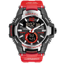 SMAEL-reloj deportivo para hombre, cronógrafo analógico, Digital, Led, resistente al agua, militar, 2020 2024 - compra barato