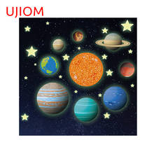 UJIOM Planet Solar System Poster Wall Decor Living Room Wall Stickers Waterproof Bedroom Accessories Bathroom Wallpaper Decals 2024 - buy cheap