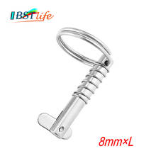 8mm Marine Grade 316 Stainless Steel Quick Release Pin for Boat Bimini Top Deck Hinge Marine hardware Boat 2024 - compre barato