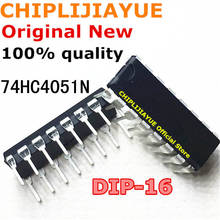 Чипы 74HC4051N DIP-16 SN74HC4051N 74HC4051 DIP16 DIP IC, чипсет BGA, 10 шт. 2024 - купить недорого