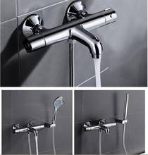 Vidric-chuveiro de parede para banheira, conjunto termostático, banheiro, torneira, cabeleireira, conjunto de torneira 2024 - compre barato
