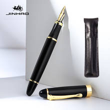 New Jinhao X450 Deluxe Black 18kgp Medium Nib Fountain Pen 2024 - buy cheap