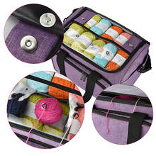 Portable Knitting Bag Wool Crochet Hooks Thread Yarn Storage Bag Sewing Needles Organizer Sewing Accessories 2024 - buy cheap