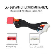 Wiring Harness Car DSP Amplifier ISO cable for MAZDA3 2004-2013  Mazda6 2009-2012 CAR 2024 - buy cheap