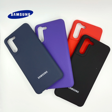 S20 case Original Samsung S20 Note 20 Ultra Silky Silicone Cover Samsung Galaxy S20 Plus Soft-Touch Back Protective Shell S20+ 2024 - buy cheap