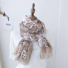 Scarves women 2019,snake print beach scarf,korean animal print scarf,british style,shawls and scarves,muslim hijab,beach wrap 2024 - buy cheap