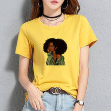 BGtomato Cool Black Girl Print Female T-shirt Harajuku T-shirts for Women Summer Hip Hop T Shirt Tee Shirt Femme 2024 - buy cheap