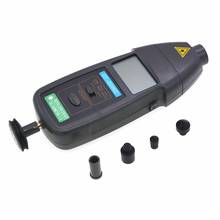 Medidor Detector de velocidad DT2236C 2 en 1, tacómetro láser RPM, LED, tacómetro óptico Digital de contacto 2024 - compra barato