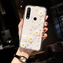 Чехлы с подсолнухами для Huawei P30 lite P40 Pro P Smart 2021, чехол Y6 Y7 2019, прозрачный силиконовый чехол для телефона Honor 30 7A 8A 9A 9X, чехол 2024 - купить недорого