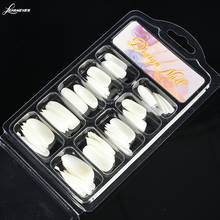 100Pcs Natural white French Acrylic False Fake Nail Tips M02786 Box Art Fingernail Full I3O3 2024 - buy cheap