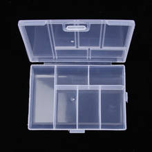 Hot Sale 1PC Cheap Mini Jewelry Organizer Storage Box Case Plastic Transparent Coin Pill Jewelry Storage Box Case Orgainzer Tool 2024 - buy cheap