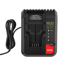 New Replacement Lithium Battery Charger for Black and Decker PORTER CABLE Stanley Lithium Battery Charger 2A 10.8-20V 100-240V 2024 - buy cheap