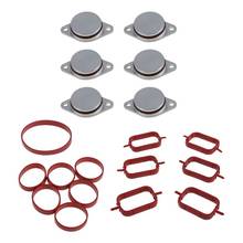 6X 33MM for bmw swirl blanks flaps repair delete kit with intake gaskets 2024 - buy cheap