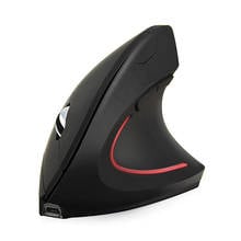 Mouse óptico vertical sem fio para jogos, ergonômico, led, recarregável, 2.4ghz, 3 configurações, 800-1200 dpi 2024 - compre barato