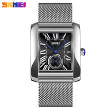 SKMEI Fashion Men's Quartz Watch Luxury Date Display Clock Waterproof Stainless Steel Bracelet Wristwatches Relogio Masculino 2024 - buy cheap