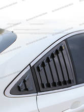 Lsrtw2017 abs painel de obturador traseiro de janela do carro com triângulo para toyota corolla e210 2019 2020 acessórios de interior do carro 2024 - compre barato