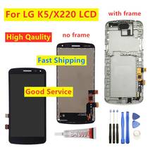 100% Tested 5.0" For LG K5 X220 X220MB X220DS LCD Display Touch Screen Digitizer Assembly Replacement LCD With Frame For LG K5 2024 - buy cheap