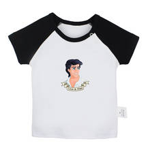 Camisetas de manga corta para bebé recién nacido, playera con estampado del príncipe erizo, Blancanieves 2024 - compra barato