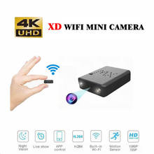 Minicâmera ip 4k/1080p wifi, minicâmera com visão noturna e detector de movimento, filmadora xw 2024 - compre barato