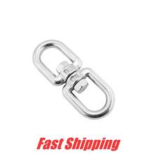 304 stainless steel 8-word swivel ring connecting ring chain buckle for Rock climbing mountaineering trailer Universal ring 2024 - buy cheap