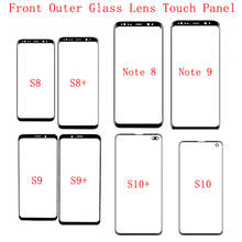 Front Outer Glass Lens Touch Panel Cover Replacement For Samsung S10 S10 Plus S10E S9 S8 Note 9 8 Front Screen Lens 2024 - buy cheap