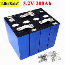 Liitokala-batería de litio LiFePO4, 3,2 V, 200Ah, 3,2 v, 3C, fosfato de hierro, para inversor de batería de 12V y 24V, vehículo RV 2024 - compra barato