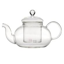 Bule de chá kung fu, resistente ao calor, filtro de vidro, conjunto de chá de seis pessoas, pote de borosilicato, 600ml 2024 - compre barato