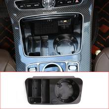 Car Interior Accessories For Mercedes Benz C E GLC Class W205 W213 X253 15-18 Central Storage Box Cup Holder Stand Phone Holder 2024 - buy cheap