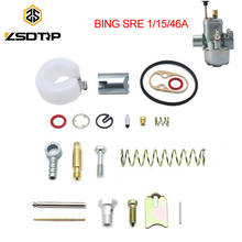 Zsdtrp kits de reparo de carburador de motocicleta, conjunto de reparo para bing 15mm junta de reparo para bing sre 1/15/46a para bing 2024 - compre barato