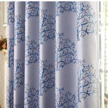 High-end Jacquard Rich Tree Blackout Curtains European Style for Living Room Balcony Bedroom Bay Window Curtains Tulle Custom 2024 - buy cheap