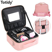 Travel Large Women's Cosmetic Bag Mini Beautician Make Up Organizer Box New Brushes Storage Female Professional Makeup Cases 2024 - buy cheap