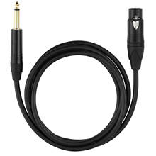 Lballist-Cable de micrófono macho a XLR hembra, 1/4 ", 6,5mm, aluminio + trenzado blindado, 1,8 m, 3m, 5m, 10m 2024 - compra barato
