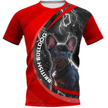 British Bulldog 3D Printed t shirts women for men Summer Casual Tees Short Sleeve T-shirts Short Sleeve Drop Shipping Style-1 2024 - buy cheap