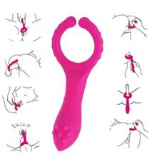 Vibrador para estimulador de clitóris, plug anal com bunda, vibrador para mamilo, vagina, brinquedos sexuais adultos para casal 2024 - compre barato