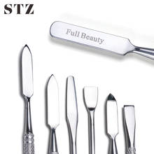 STZ 1pcs Professional Nail Tools Cuticle Pusher Dead Skin Push Trimmer UV Gel Polish Remover Pedicure Tool Tips Manicure FB04-16 2024 - buy cheap