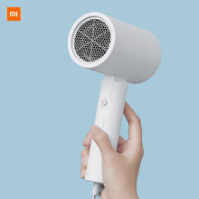 Xiaomi mijia, secador de cabelo portátil, íon negativo, cuidados com o cabelo, dobrável, bom armazenamento, grande volume de ar, secagem rápida 2024 - compre barato