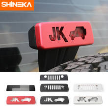 SHINEKA Exterior Accessories for Jeep Wrangler JK Car High Position Brake Tail Lights Trim Cover for Jeep Wrangler JK 2007-2017 2024 - buy cheap