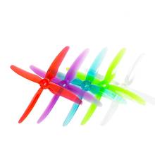 GEMFAN Hurricane 51455 5.1X4.55X4 4-Blade PC X Propeller for RC FPV Racing Freestyle 5inch 5.1inch 4S 6S Drones 2205 2306 2407 2024 - buy cheap