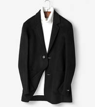 Abrigo de lana 100% para Hombre, chaqueta de lana de doble cara, prendas de vestir de calle, P-S8302Z, MY1337 2024 - compra barato