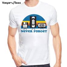 Мужская футболка с буквенным принтом Never Forget Sarcastic, повседневная забавная футболка с графическим принтом, футболка для мужчин 2024 - купить недорого
