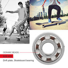 608RS Hybrid Ceramic Bearing ABEC 9 inline Skate Bearings FreeLine Skate Skateboard LongBoard HandSpinner Rodamientos 2024 - buy cheap