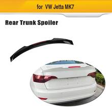Car Rear Trunk Spoiler Wing For Volkswagen VW Jetta VII MK7 2019 - 2021 Glossy Black ABS Rear Wing Boot Lip Spoiler 2024 - buy cheap