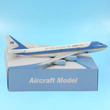 16CM 1:400 Airplane B747-300 Model Air Force One Base Alloy Aircraft Plane Airliner Display Boys Toy Model Souvenirs Gift Show 2024 - buy cheap