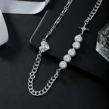 Vintage Pearl Necklaces For Women Fashion Star Pearl Chain Necklace Cross Choker Elegant Sexy Female Weddings Bride Jewelry 2024 - buy cheap
